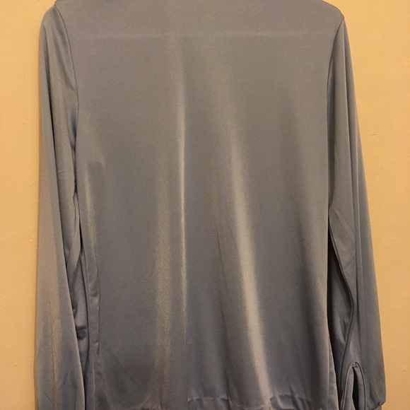 Sears Perma Prest Soft Shirt Button Down LT BLUE - Picture 5 of 5